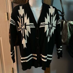 🖤🤍Forever 21 S Aztec Tribal Cardigan🤍🖤